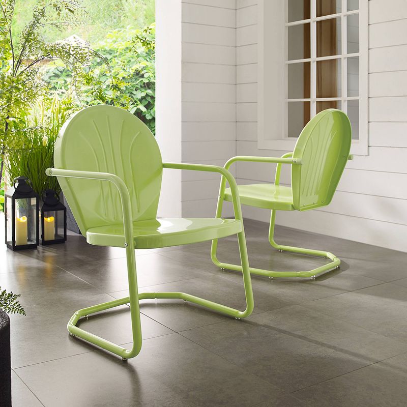 Griffith Metal Chair Key Lime - Crosley, 4 of 19