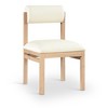 Meridian Furniture,Roundhill Vegan Leather Upholstered Dining Chair, Set of 2 - 2 of 4