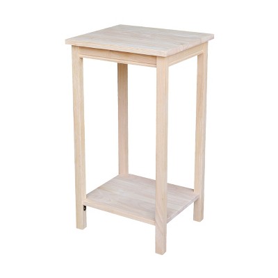 Portman Accent Table Unfinished - International Concepts
