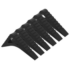 Unique Bargains Non-Scratching Stackable Rubber Door Stopper 6 Pcs - 1 of 4