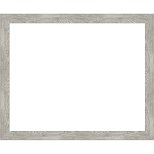 Amanti Art Dove Gray Wash Narrow Framed Magnetic Dry Erase Board - 1 of 4