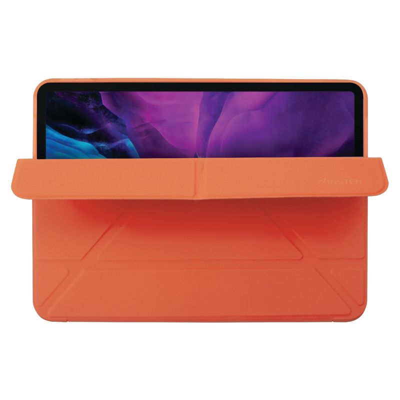 Insten - Tablet Case for iPad Pro 11" 2020, Multifold Stand, Magnetic Cover Auto Sleep/Wake, Pencil Charging, Orange, 5 of 10