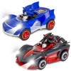 NKOK: Sonic CrossWorlds Super Race Set - Sonic & Shadow - 2 Slot Car Vehicles - 3 of 4