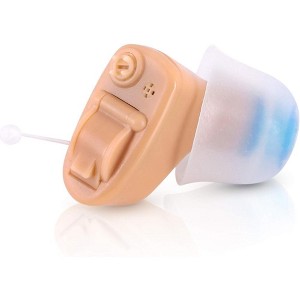 Pyle Mini In-Ear Hearing Amplifier - Digital Voice & Sound, Battery Operated - 2 Batteries Included - 1 of 4