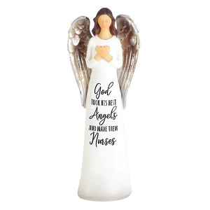 Dicksons God Took Best Angels Made Nurses White 8 inch Resin Tabletop Figurine - 1 of 4