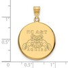 Black Bow Jewelry 14k Yellow Gold North Carolina A&T State Aggies NCAA Large Pendant - 2 of 3