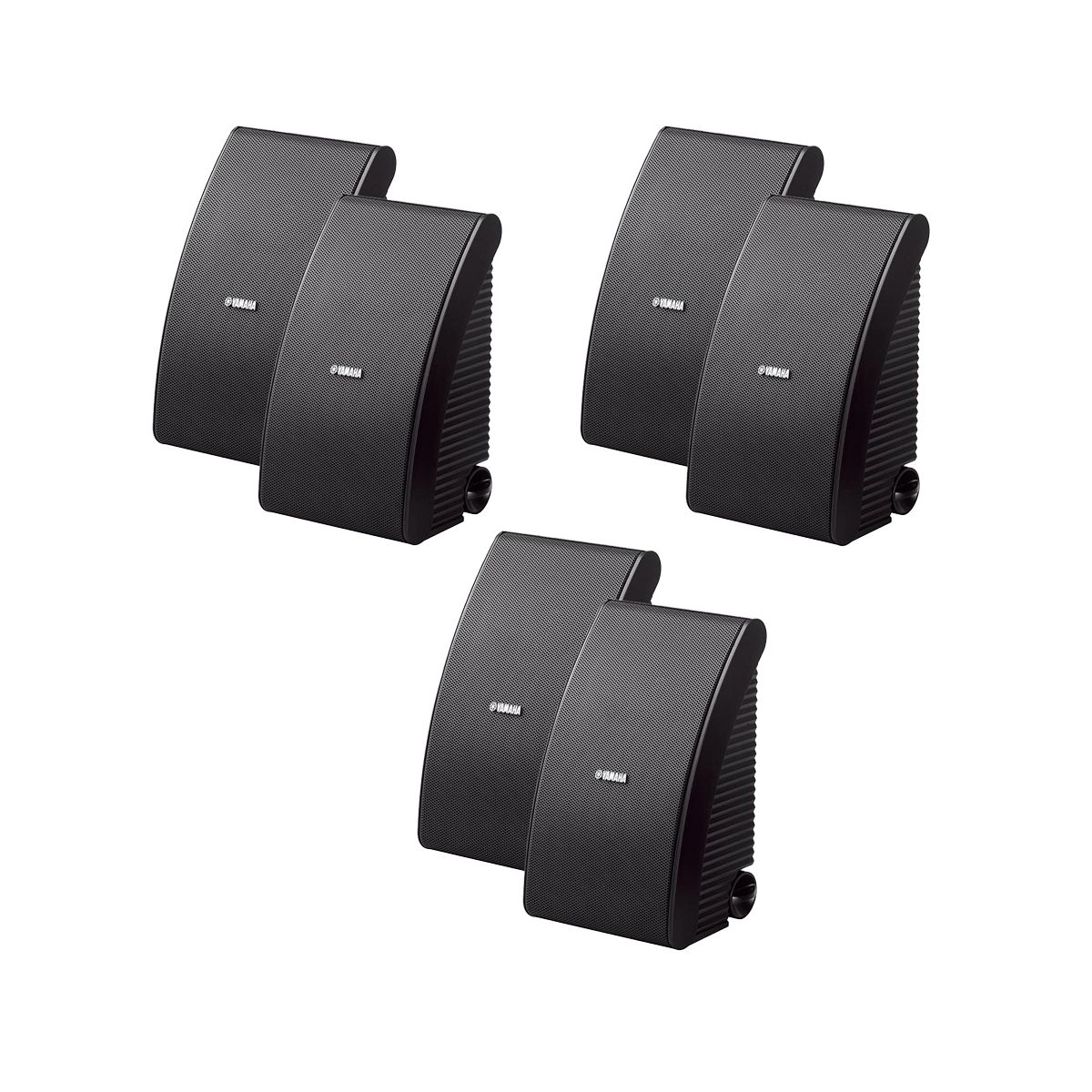 Yamaha NS-AW592 All-Weather Outdoor Speakers Bundle - 6 Pack