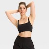 Women's Seamless Ribbed Light Support Sports Bra - All In Motion™ - 3 of 3