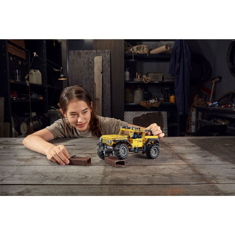 LEGO Technic Jeep Wrangler 4x4 Toy Car 42122, 4 of 14