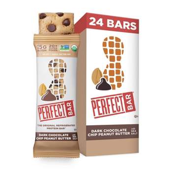 Perfect Bar Dark Chocolate Peanut Butter with Sea Salt Protein Bar - 55.2oz/24ct