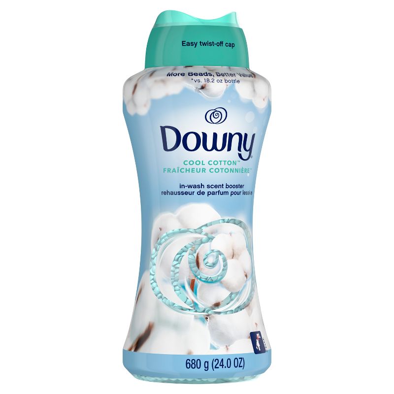 Downy Cool Cotton In-Wash Scented Booster Beads - 24oz, 4 of 14