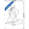 Trends International Woman - Continuous Line Drawing Unframed Wall Poster Prints - 3 of 4