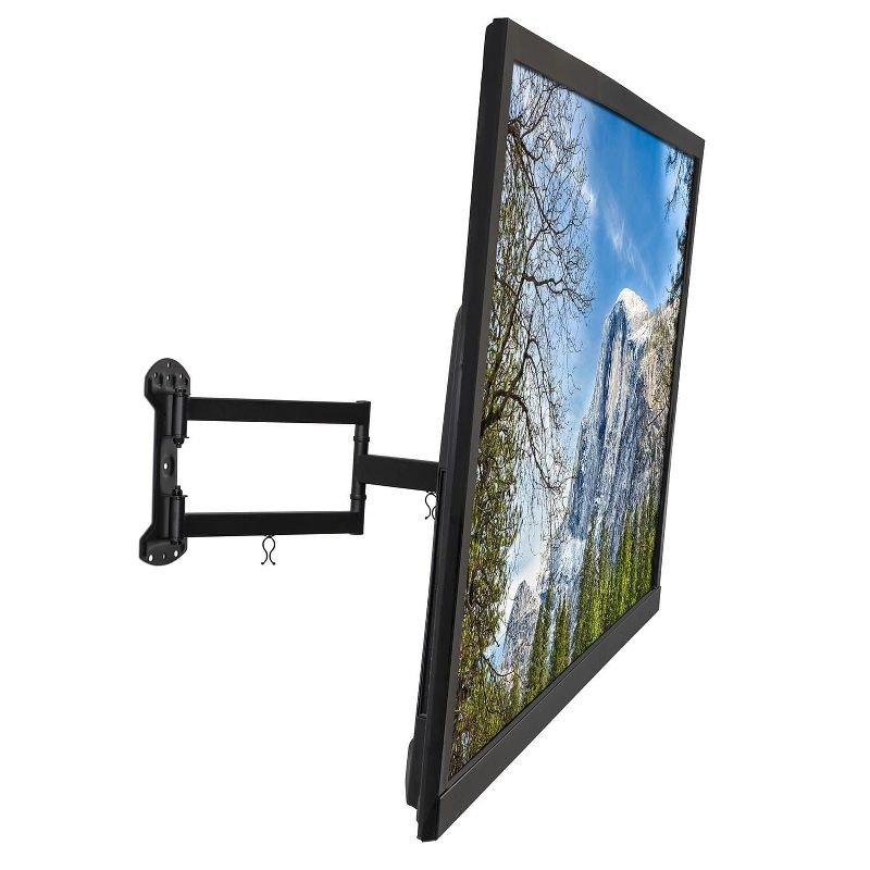Mount-It! Full Motion TV Wall Mount | Long Arm TV Mount with 24 Inch Extension | Fits 32 to 55 Inch TVs with Up to VESA 400 x 400, 77 Lbs. Capacity, 2 of 9