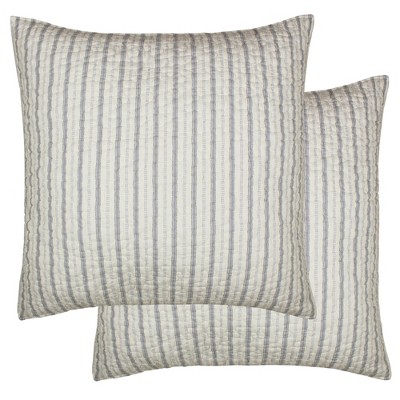 Tahiti Grey  Euro Sham Set of 2 - Levtex Home