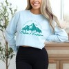 Simply Sage Market Women's Cabin Fever Mountains Long Sleeve Garment Dyed Tee - image 2 of 2