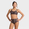Girls' Trilette Shirred Swimsuit Top - art class™ - 3 of 3