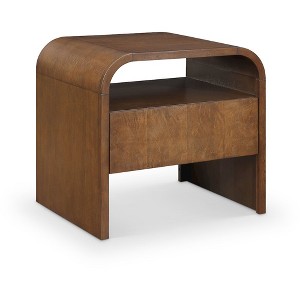 Meridina Furniture,Giada Solid Wood And Veneer Nightstand - 1 of 4