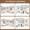 Aheaplus 100" × 100" Closet System wth Door and Wooden Drawers(Adjustable Width) - 4 of 4
