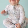 Infant Gatsby Footie Zippered One Piece - Posh Peanut - 3 of 4