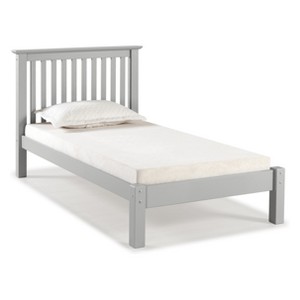 Barcelona Twin Bed Dove Gray - Bolton Furniture