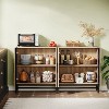 Hommoo 63" Farmhouse Sideboard Storage Cabinet with Doors - 4 of 4