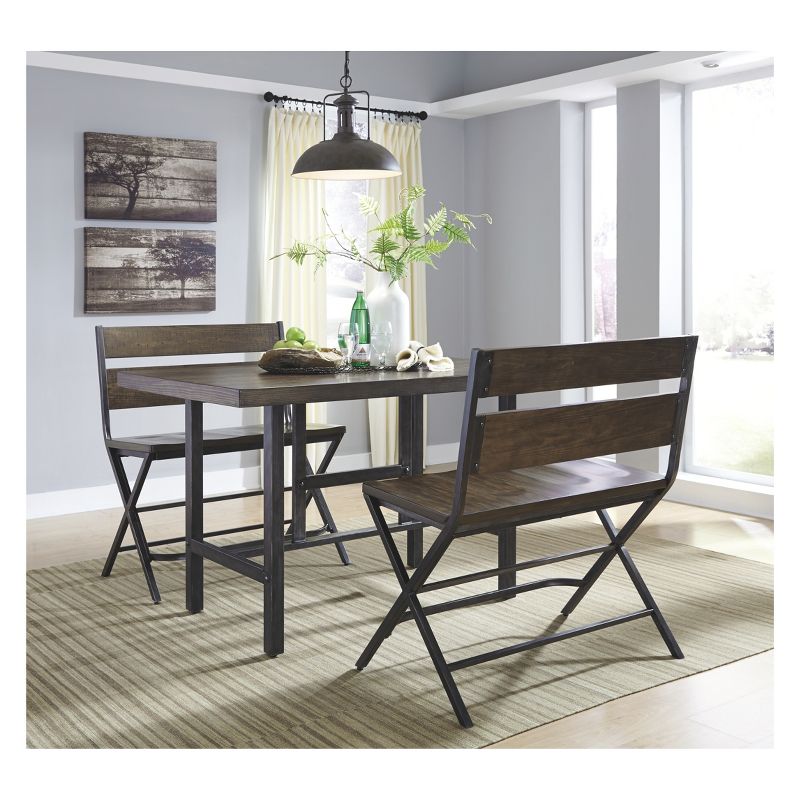 Kavara Double Counter Height Barstool Medium Brown - Signature Design by Ashley, 3 of 6