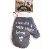 Pavilion Gift Company - Happy Home - Microfiber Pet Cleaning Mitt - Pet Grooming Tools - 4 of 4