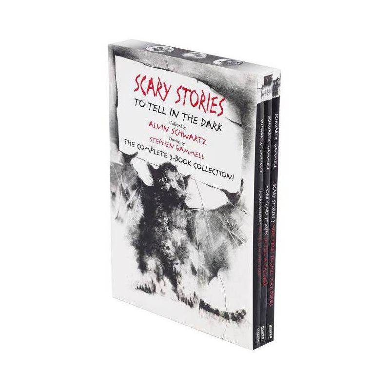 Scary Stories : The Complete 3-Book Collection (Revised) (Paperback) (Alvin Schwartz), 1 of 2