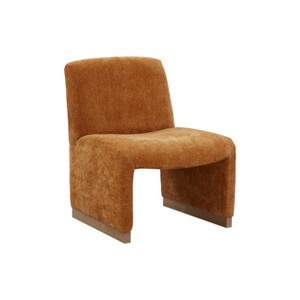 NicBex Chenille Accent Chair,Upholstered Living Room Chairs with Mid-Height Backrest,Modern Comfy Armless Chair,Accent Chairs for Living Room - 1 of 4