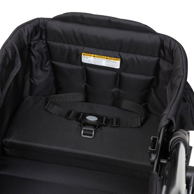 Black Double Tandem Stand-on Stroller Wagon