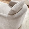 VANOMi 28.7" Modern Swivel Barrel Accent Chair with Removable Back Cushion - 4 of 4