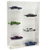 Showcase 12 Car Display Case Wall Mount with White Back Panel "Mijo Exclusives" for 1/64 Scale Models - 2 of 3