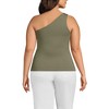 Lands' End Women's Slender One Shoulder Top - 2 of 3