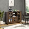 NicBex Farmhouse Sideboard Buffet Cabinet with Storage 42.3 Inch Kitchen Cabinet Large Capacity Coffee Bar Cabinet for Kitchen,Living Room,Brown - 4 of 4