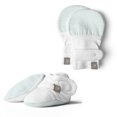Image of Goumikids Viscose Organic Cotton Stay-On Mitts + Boots