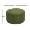 Christopher Knight Home Olias Modern Round Versatile Ottoman - 3 of 4