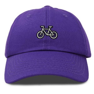Dalix Bike Embroidered Bicycle Cotton Baseball Cap Adjustable Dad Hat Mens - 1 of 4