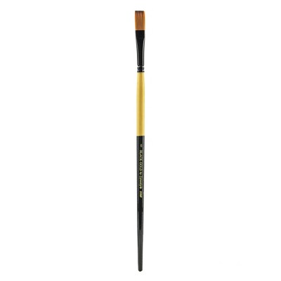 Dynasty Black Gold Series Long Handled Synthetic Flat Brushes, Series 1526