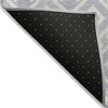 Lavender And Ivory Geometric Washable Indoor Outdoor Area Rug - 4 of 4
