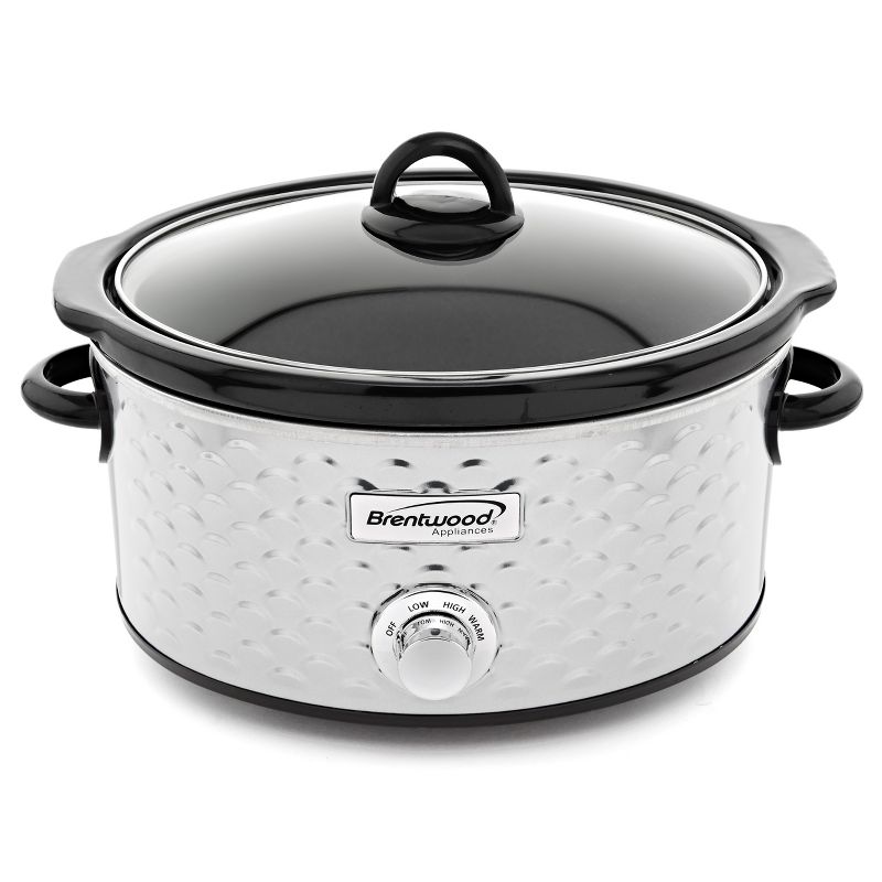 Brentwood Scallop Pattern 4.5 Quart Slow Cooker, 1 of 10