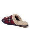 Dearfoams Men's Papa Bear Plaid Dad Scuff Slipper - 4 of 4