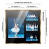 PosterPalooza | Metallic Gold Bronze Finish Collage Frame - Black Mat, 20 Frame Sizes, UV Acrylic - 2 of 4