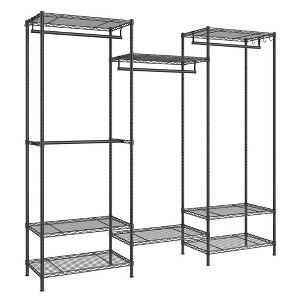 SONGMICS Portable Wardrobe Closet Heavy Duty Clothes Rack, Freestanding Closet Organizer, Metal Garment Rack - 1 of 4
