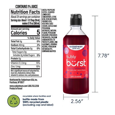 SodaStream 4pk 14.9 fl oz Burst Cherry Lemonade Drink Mix