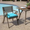 ARDEN Outdoor Seat or Rocking Chair Cushion, 19 x 18, Water Repellent, Fade Resistant - 2 of 4