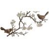 SPI Home Birds & Cherry Blossom Wall Plaque – Cast Metal Botanical Wall Art for Living Room, Entryway, or Patio Decor - 3 of 3