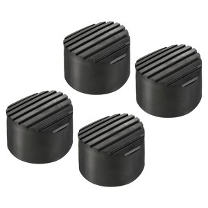 Unique Bargains Non Slip Round Rubber Ladder Accessories Protective Pads 4 Pcs - 1 of 3