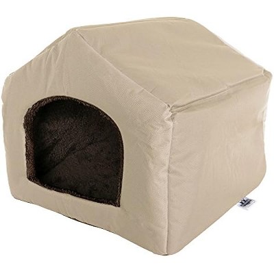 PETMAKER Cozy Cottage House Shaped Pet Bed Collection