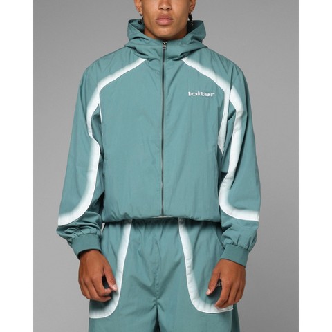 LOITER Mens Spray Day Track Jacket - Teal S