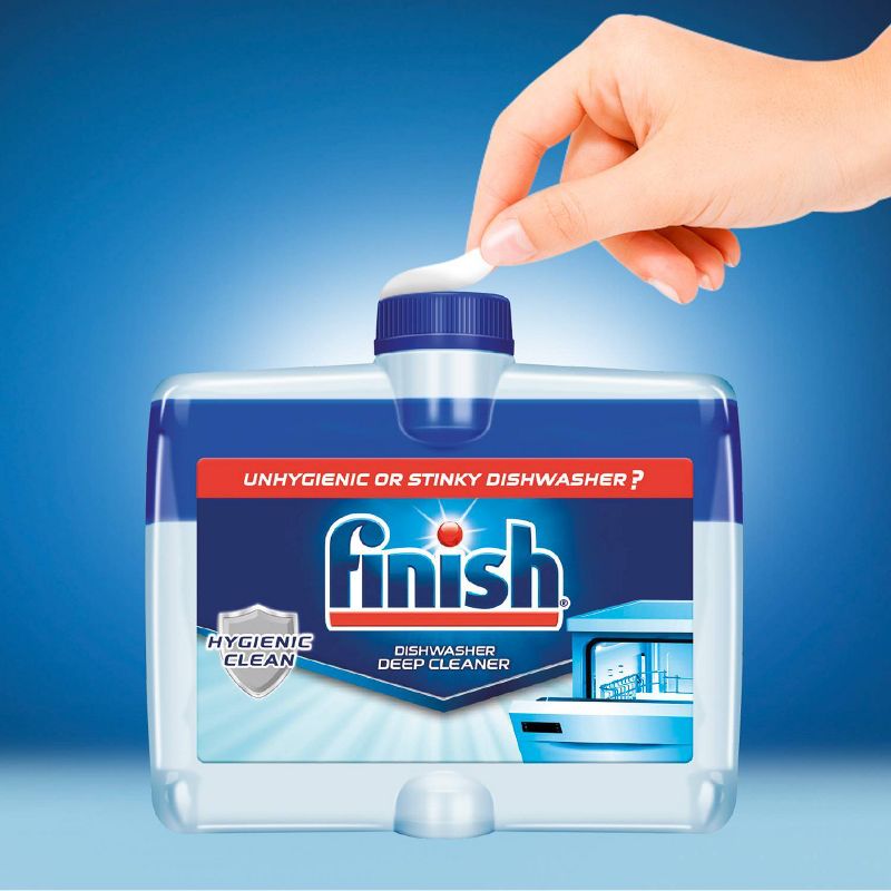 Finish Fight Grease and Limescale Liquid Dishwasher Hygienic Cleaner - 8.45 fl oz, 3 of 12